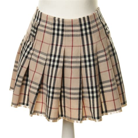 burberry print plaid skirt|burberry long pleated skirt.